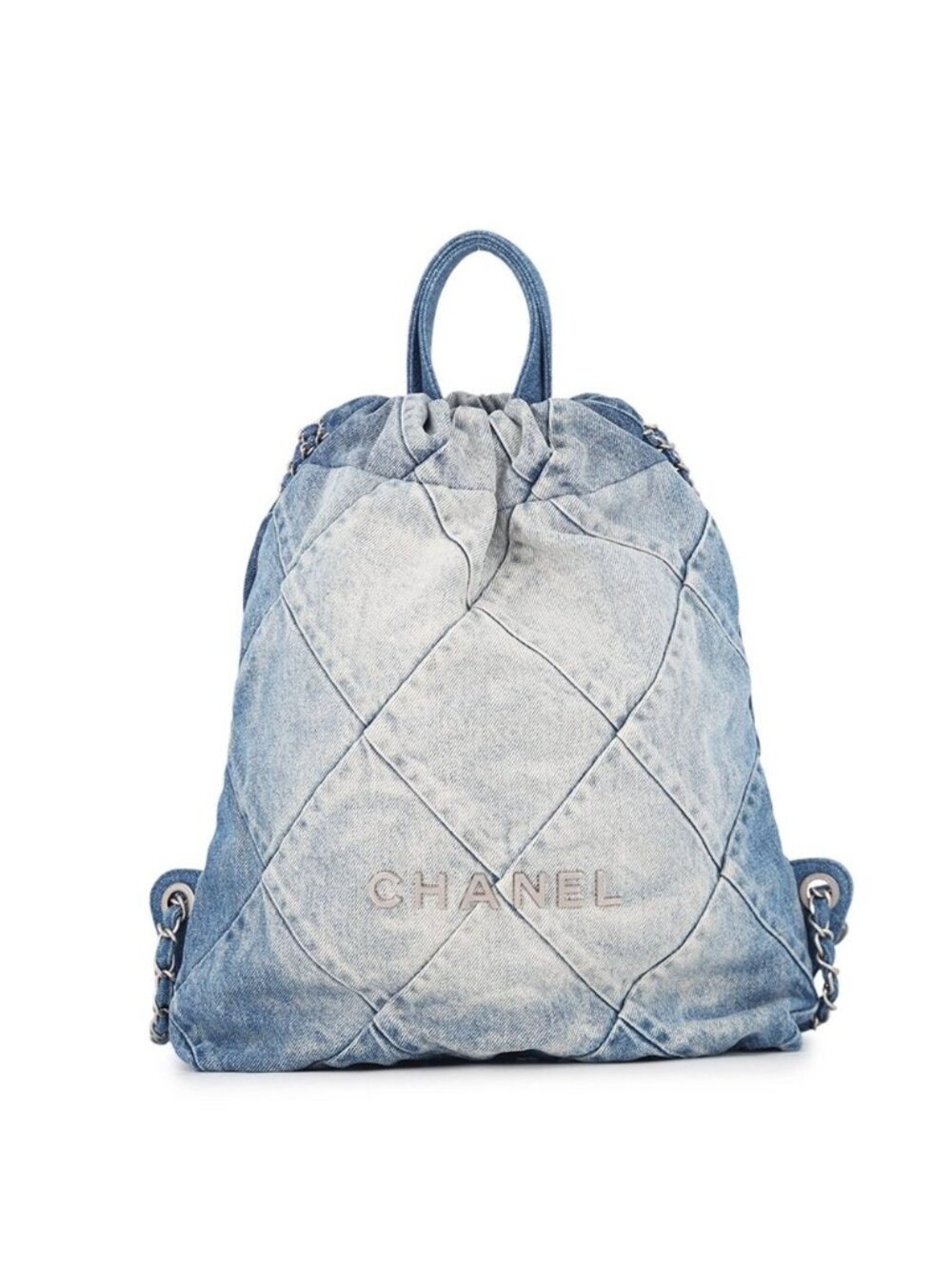 Chanel Backpack 22 Small Denim